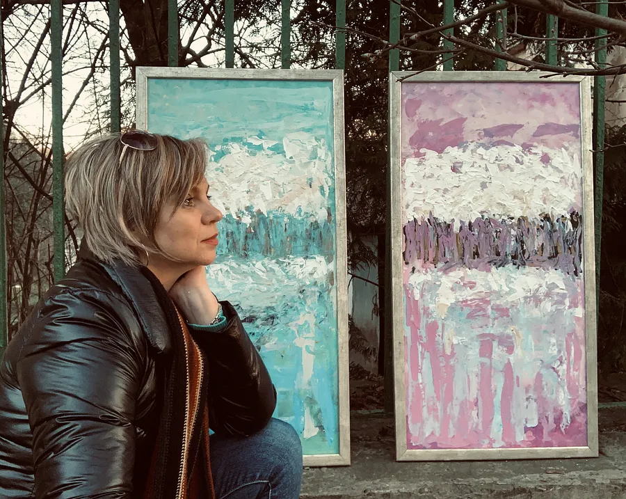 Зображення "Провесінь 2,3 " від Sofiya Vatulyak, матеріали: Акрил/полотно, медіум: Живопис